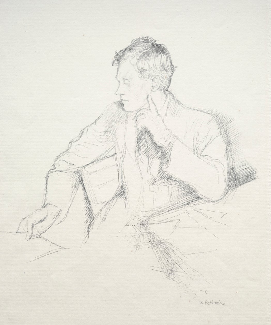 Charles Hazelwood Shannon, 1897. av William Rothenstein