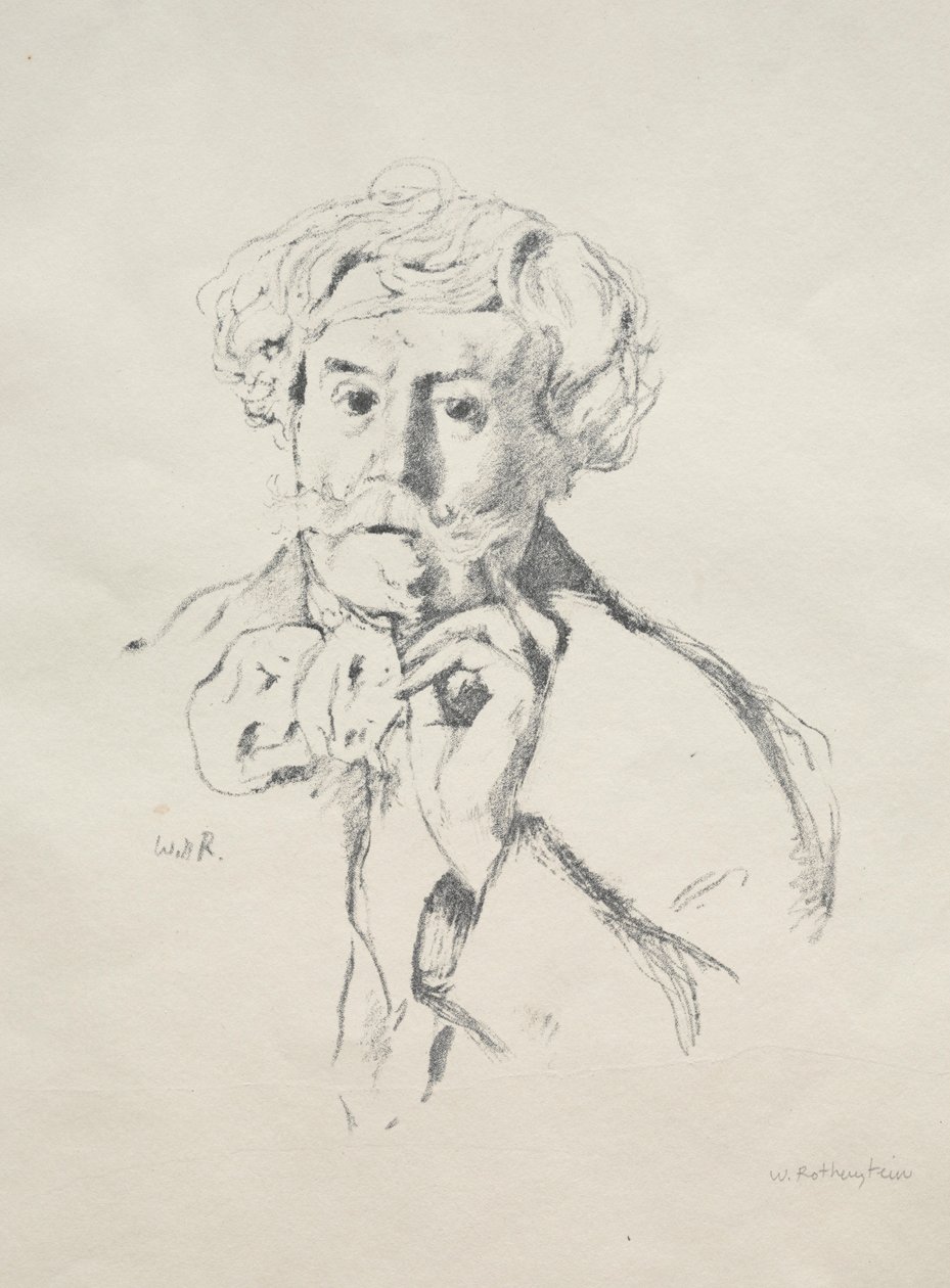 Edmond de Goncourt, 1897. av William Rothenstein