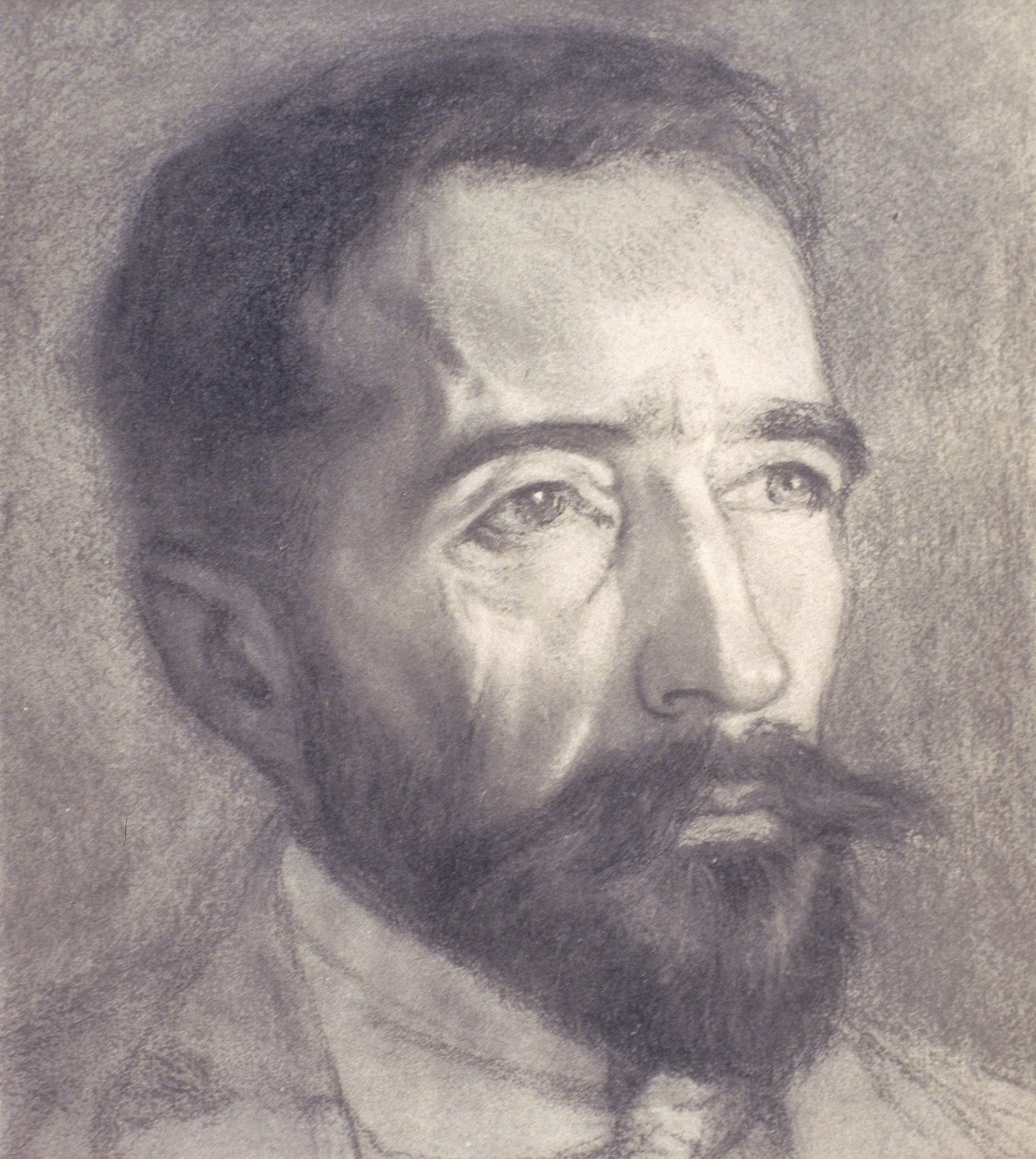 Porträtt av Joseph Conrad (1857-1924) (litho) av William Rothenstein