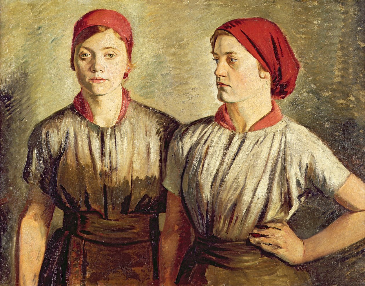Sheffield Buffer Girls av William Rothenstein