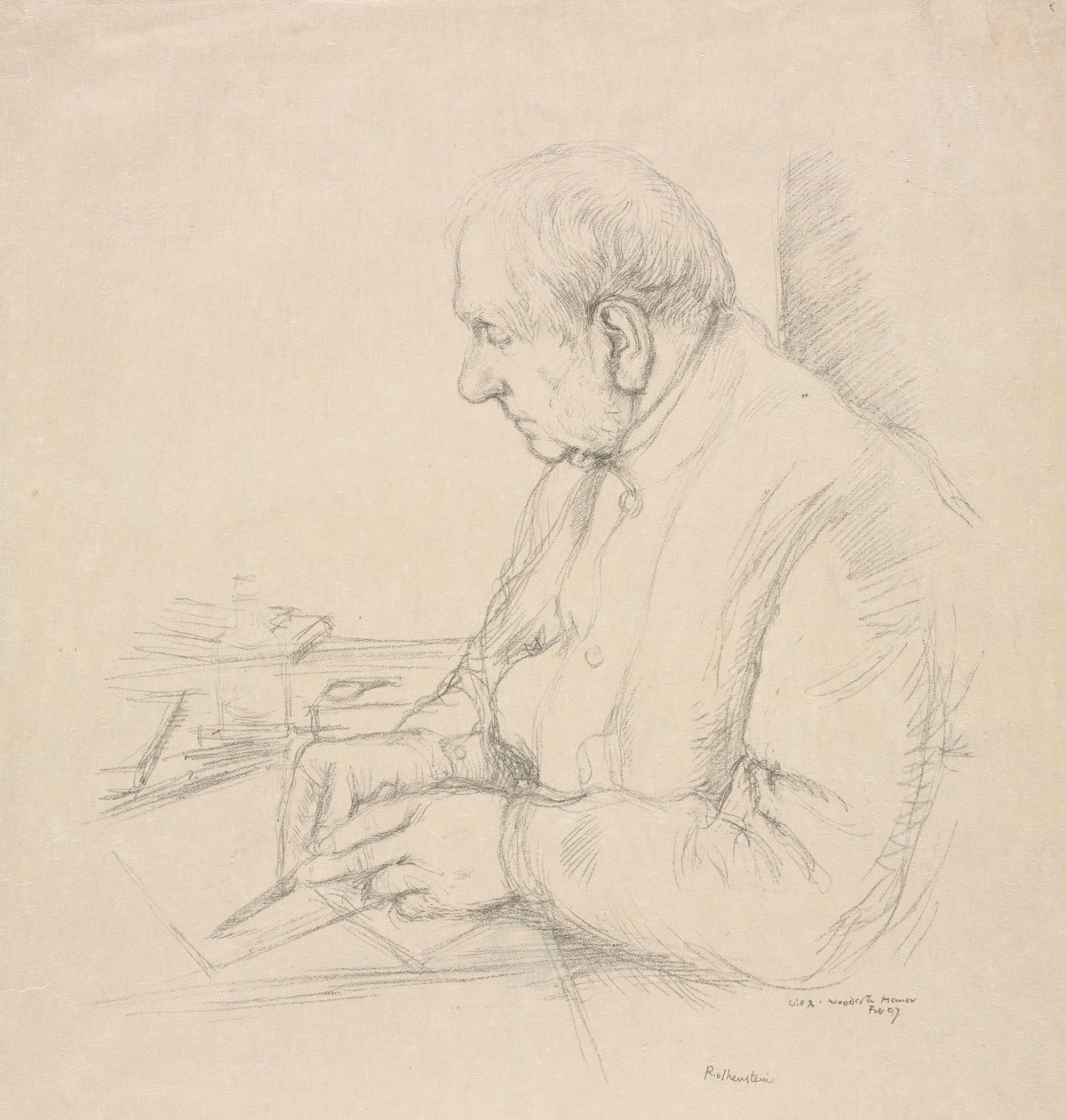 Sir Francis Seymour Haden, 1897. av William Rothenstein