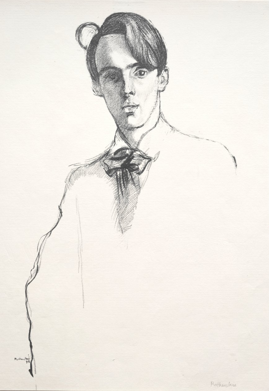 William Butler Yeats av William Rothenstein
