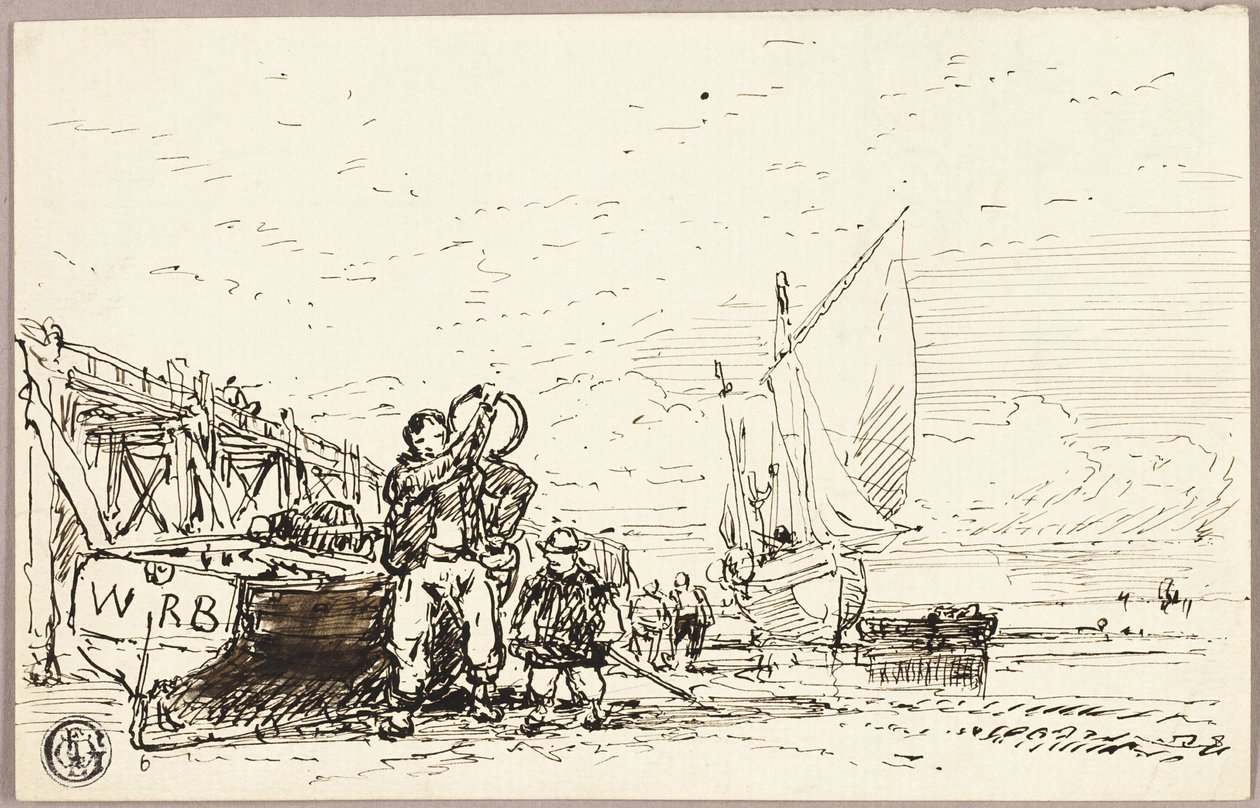Hamnscen av William Roxby Beverley
