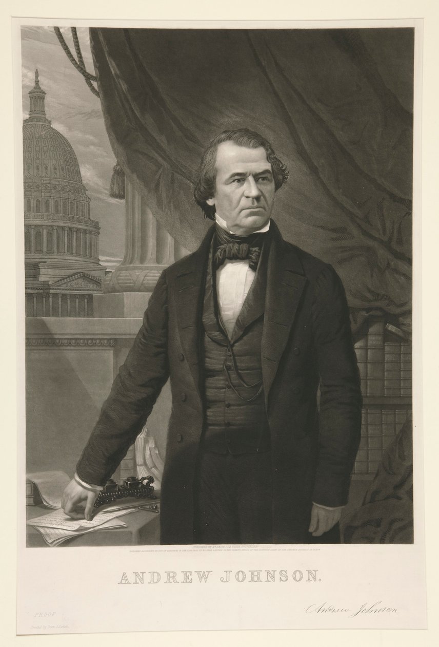 Andrew Johnson av William Sartain