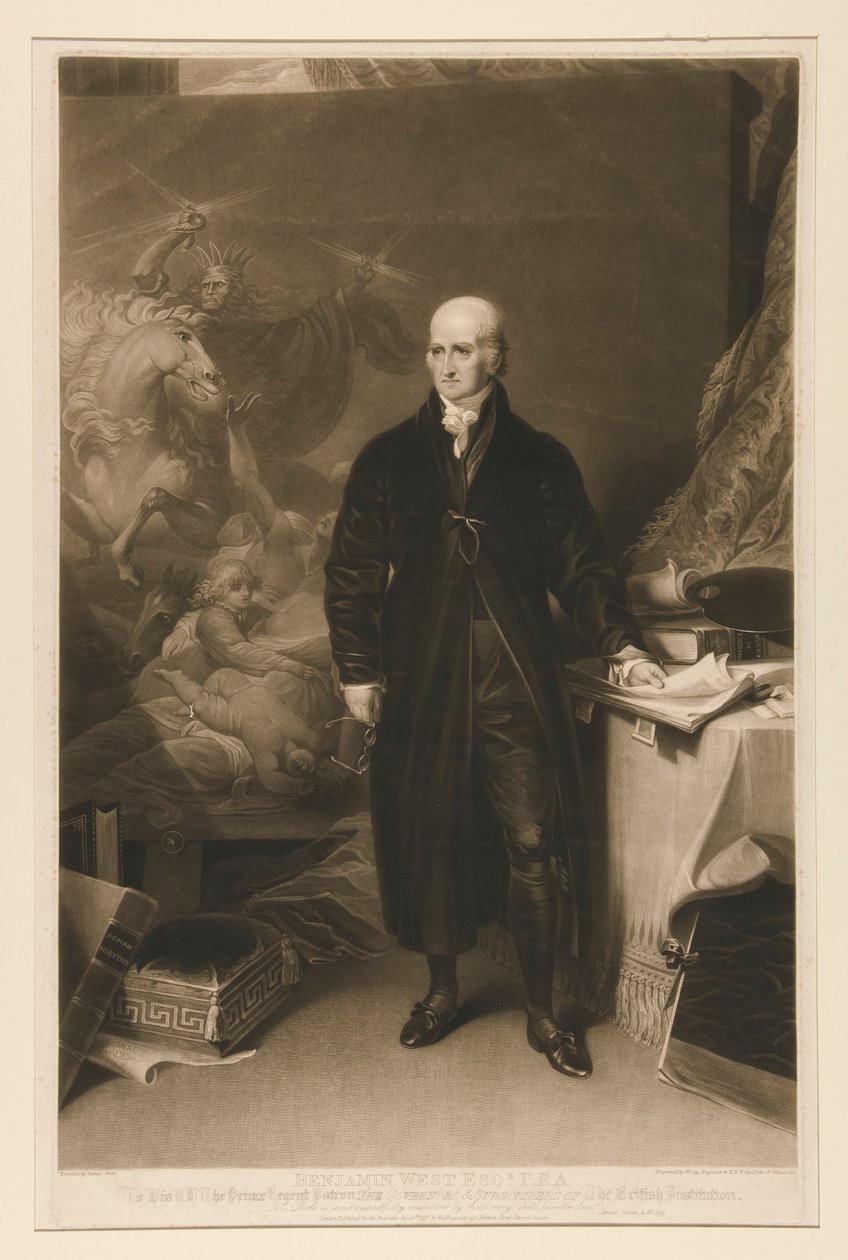 Benjamin West Esq. av William Say