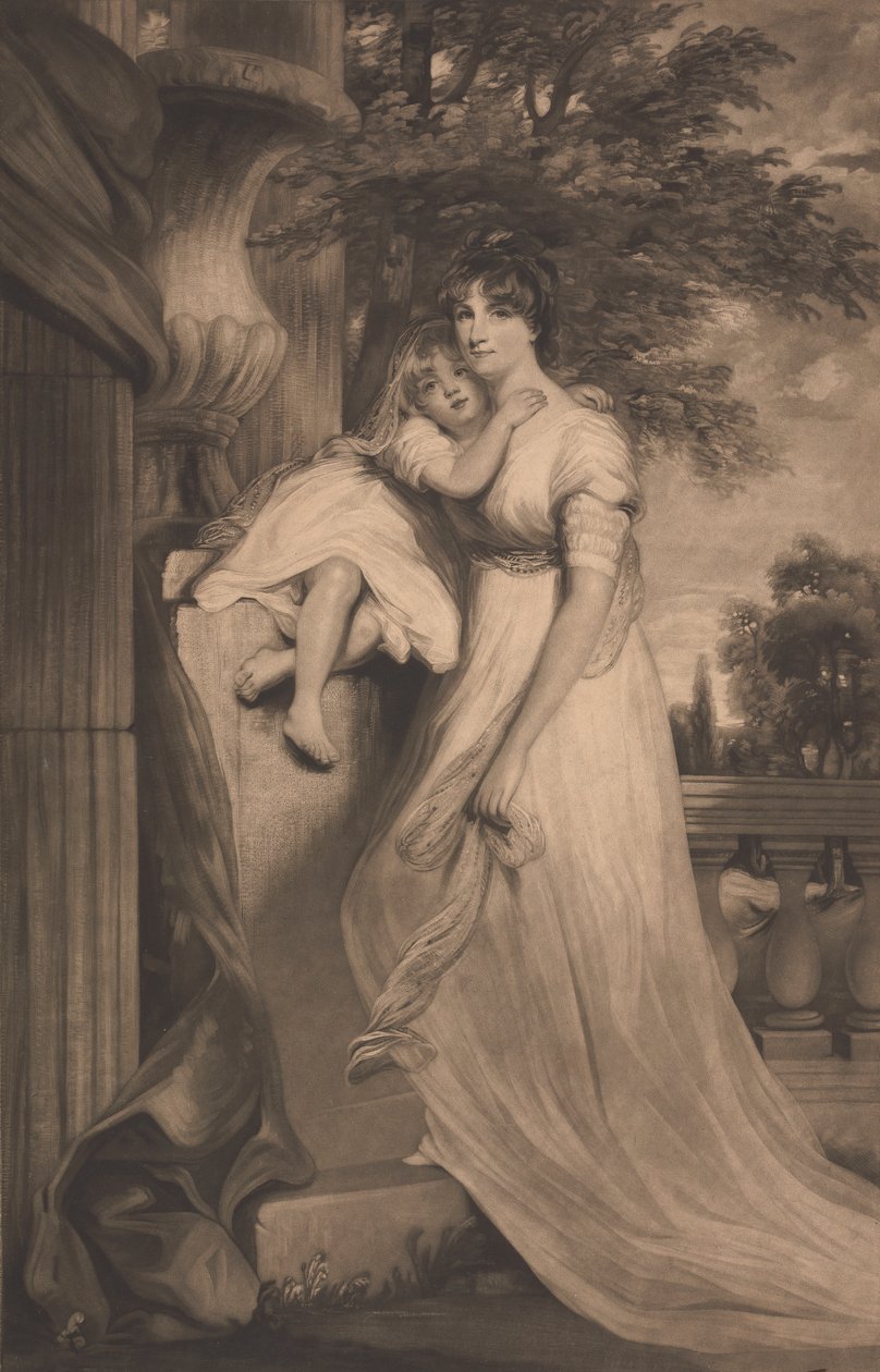 Lady Mildmay och barn av William Say