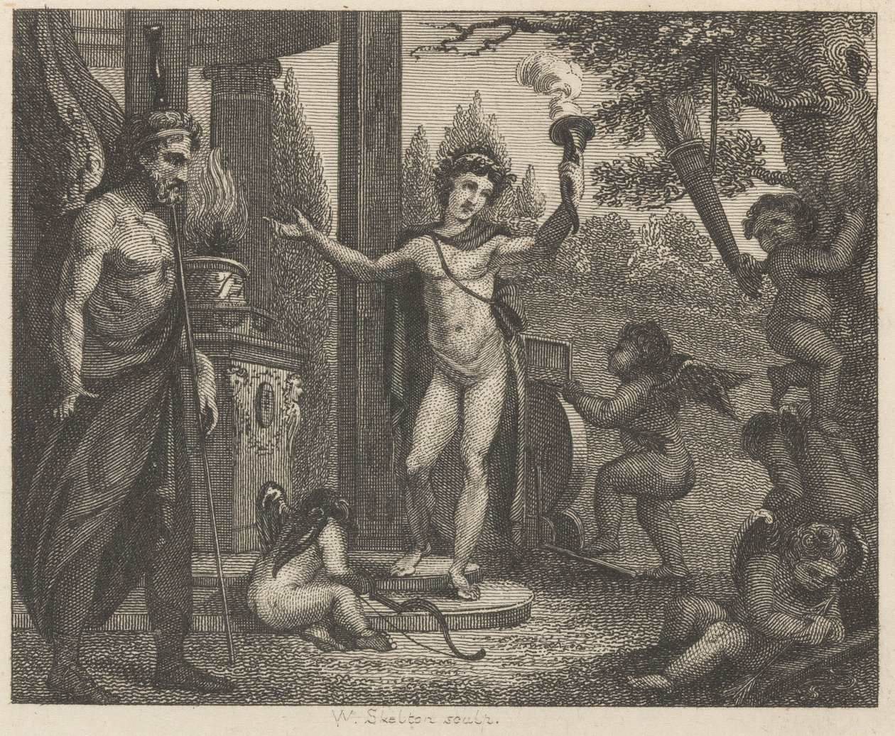 Amor, mödomshinna och Plutus av William Skelton