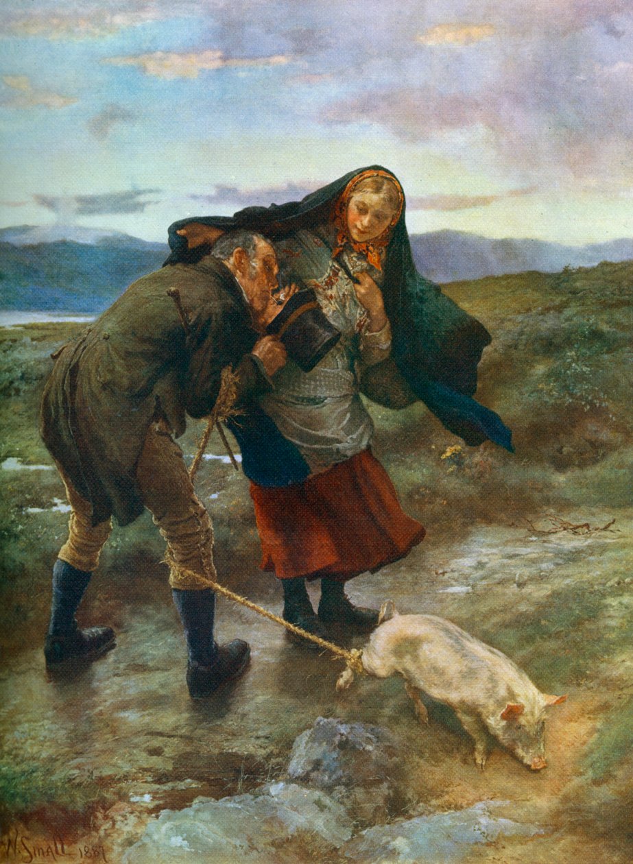 Den sista matchen, 1887, 1912. av William Small