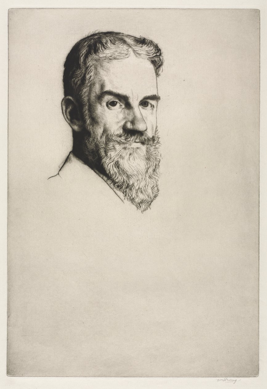 George Bernard Shaw av William Strang