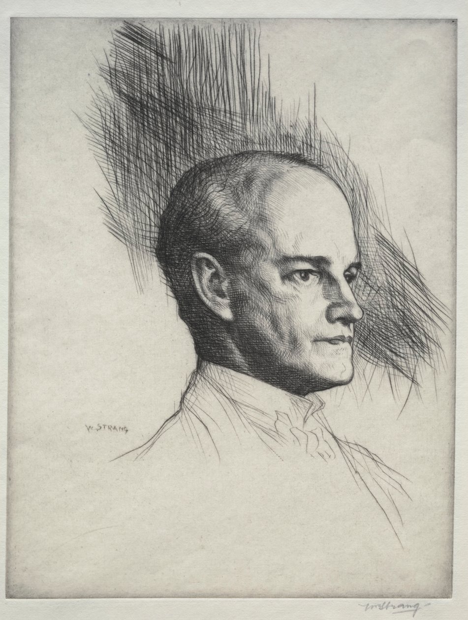 John Galsworthy, 1920. av William Strang