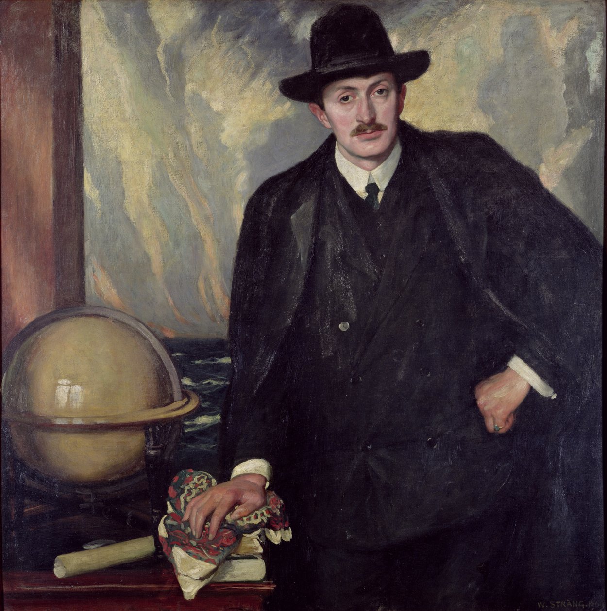 John Masefield (1878-1967), 1909 av William Strang