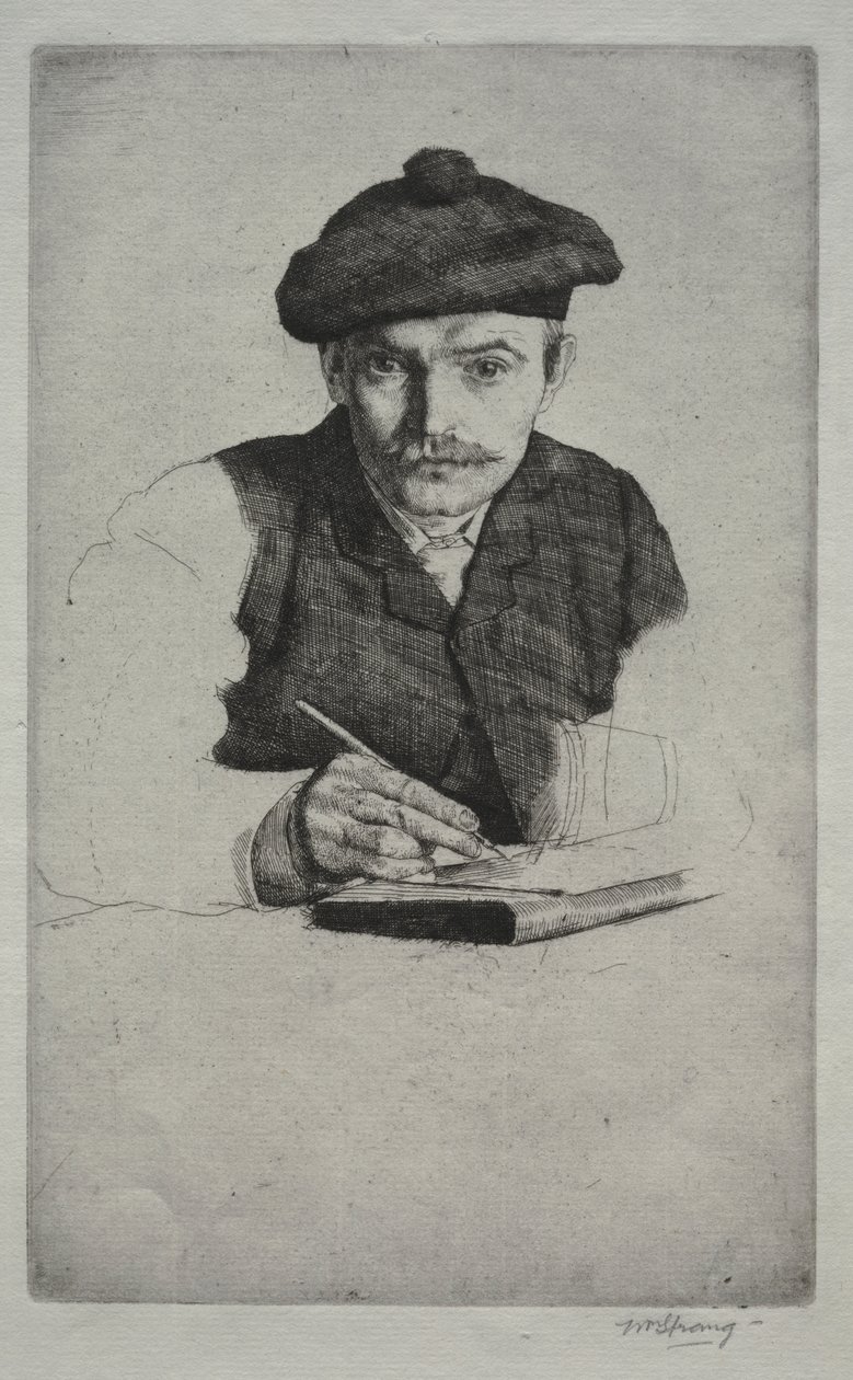 Självporträtt av William Strang