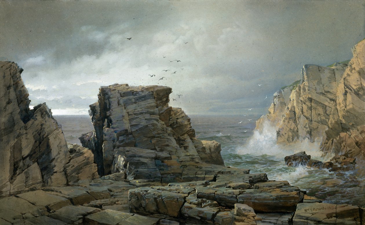 A Rocky Coast, 1877. av William Trost Richards