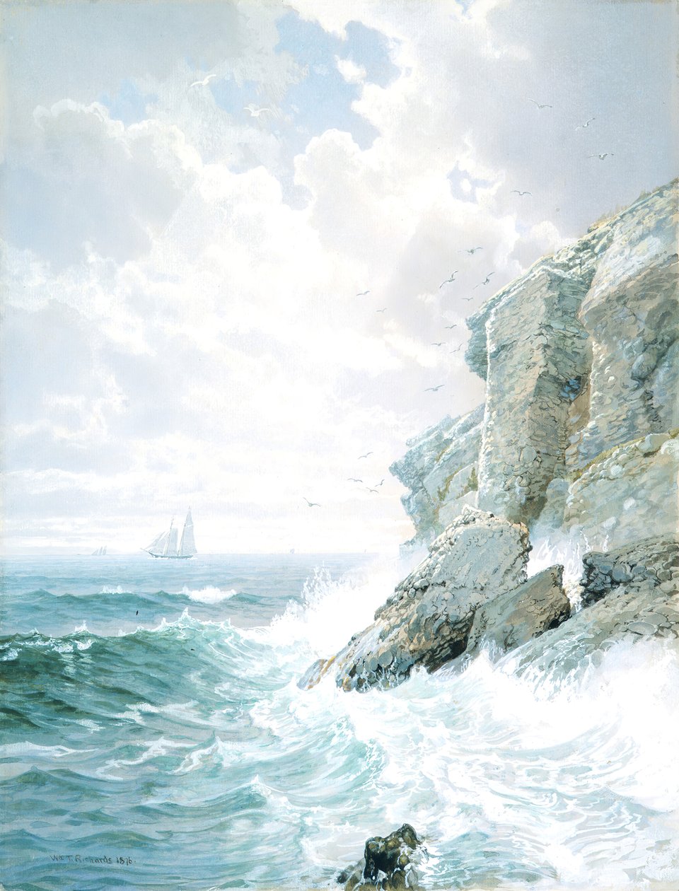 Purgatory Cliff, 1876. av William Trost Richards