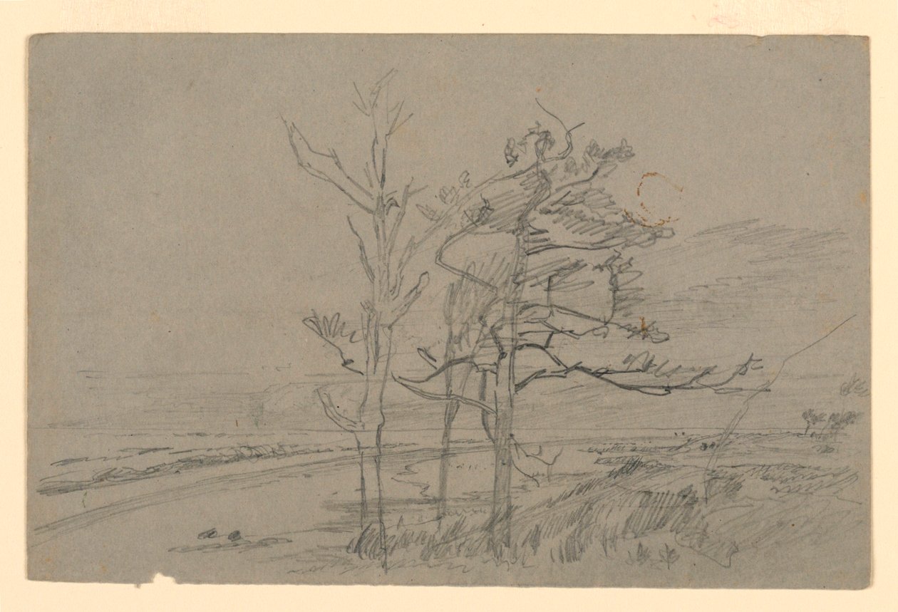 Studie av landskap av William Trost Richards