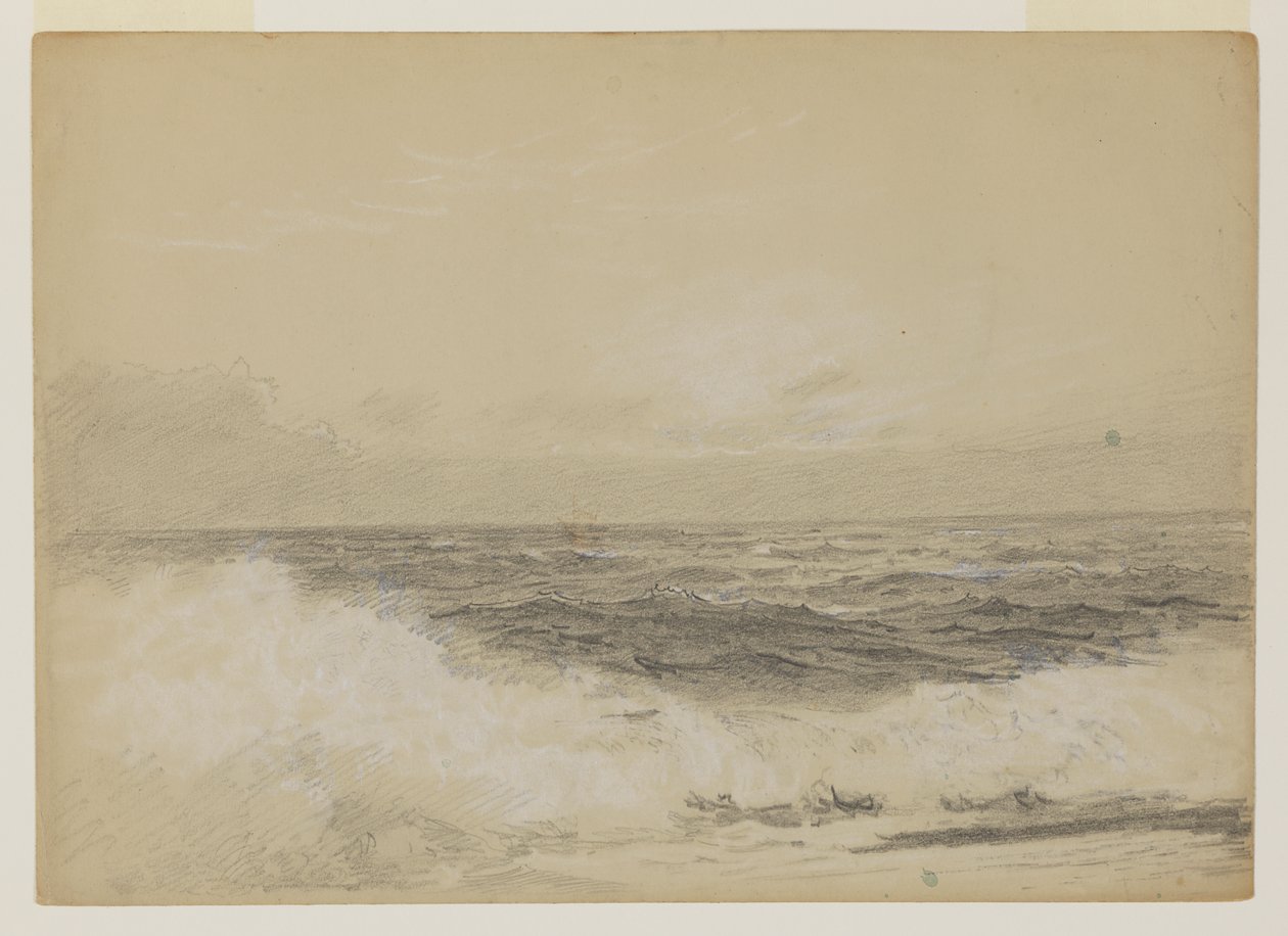 Studie av vågor av William Trost Richards