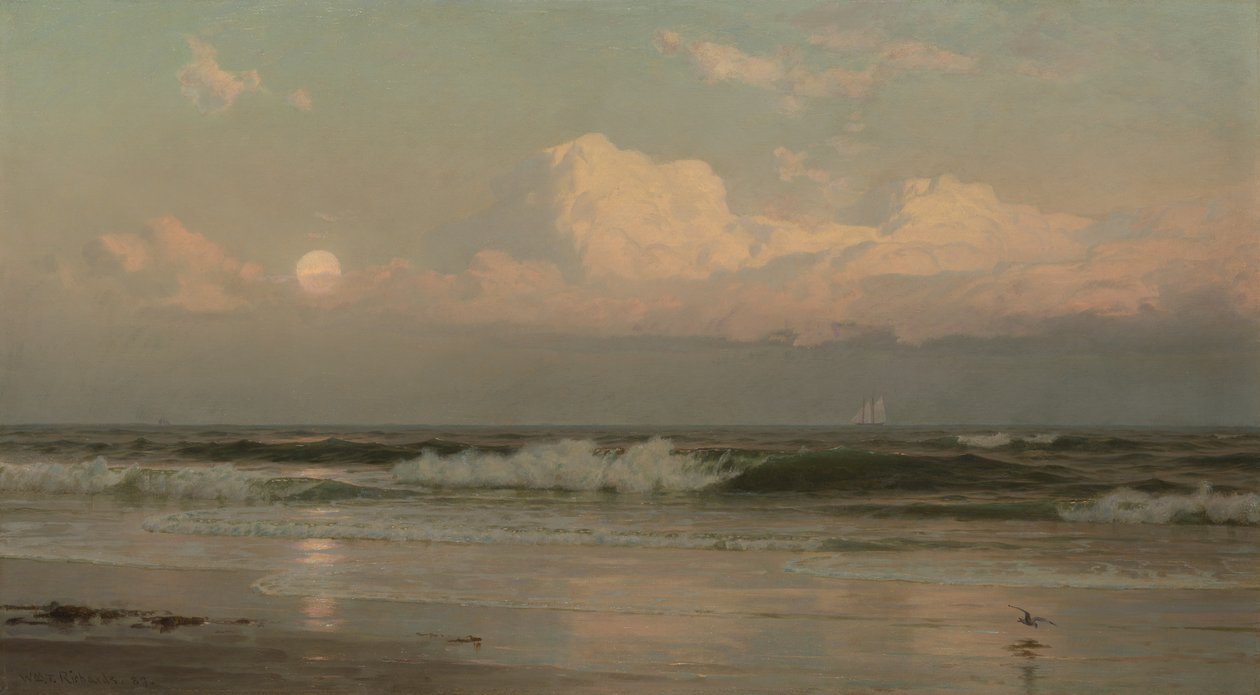 Månen i augusti av William Trost Richards