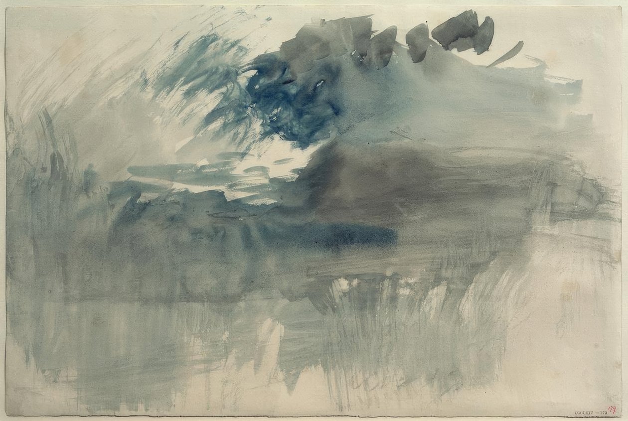 En storm över Rigi av Joseph Mallord William Turner