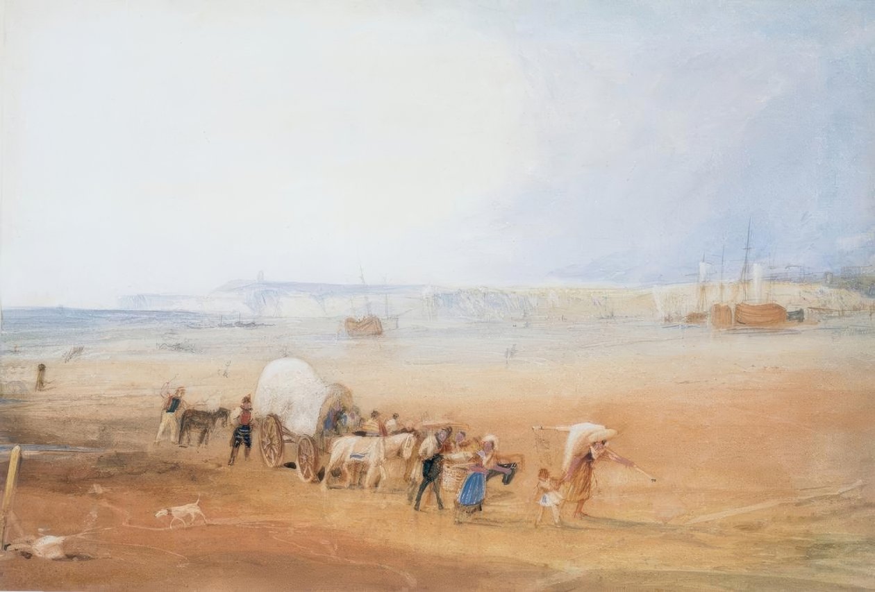 Strandscen på sydkusten av Joseph Mallord William Turner