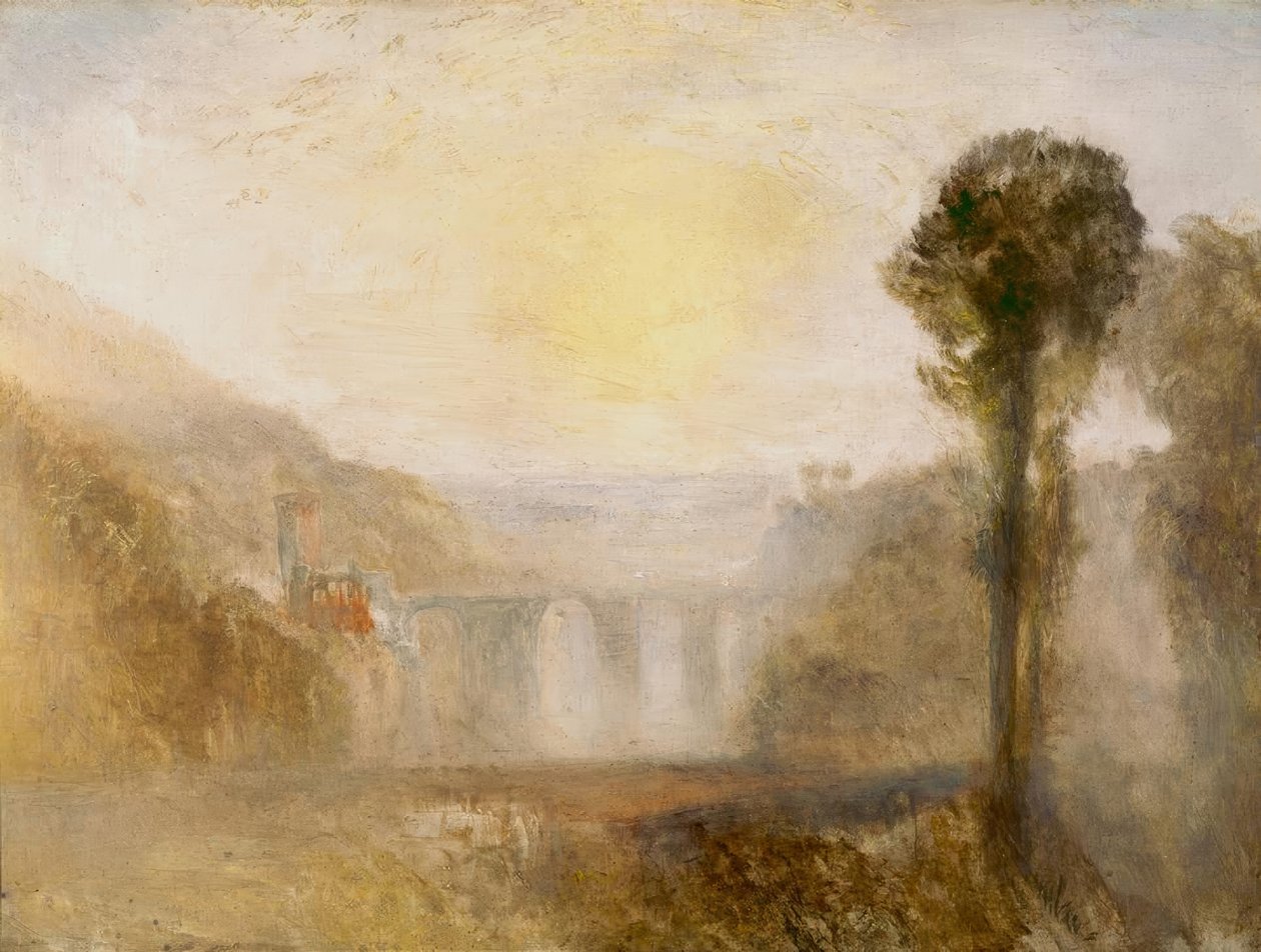 Bro och torn av Joseph Mallord William Turner