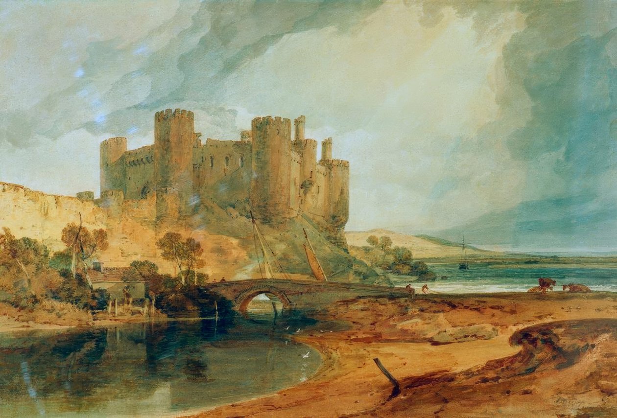 Conwy Castle av Joseph Mallord William Turner