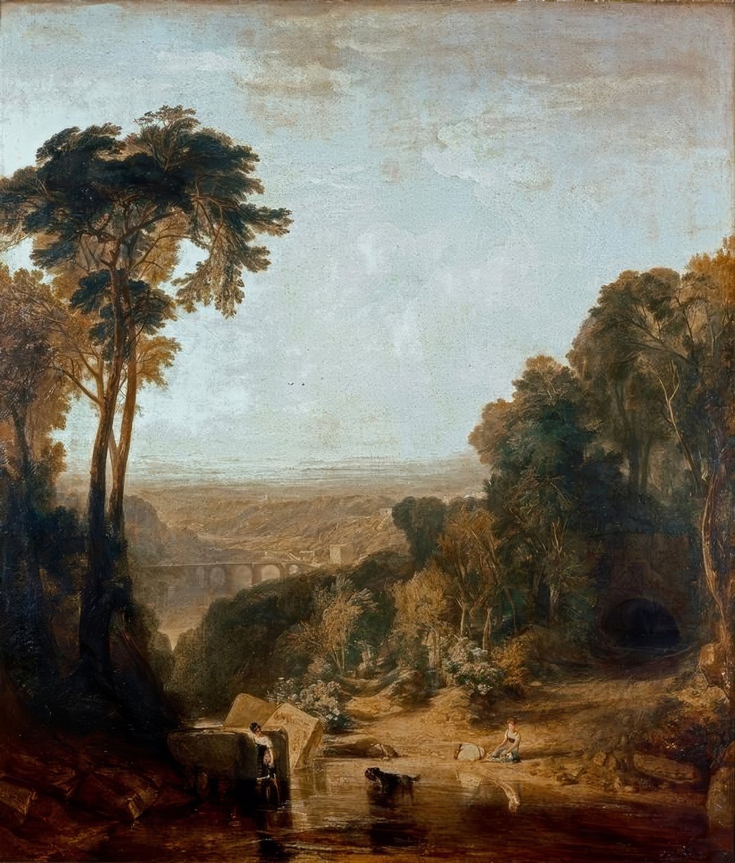 Korsar bäcken av Joseph Mallord William Turner