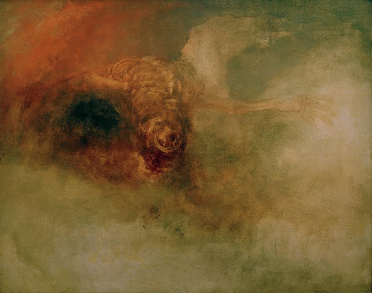 Döden på en blek häst av Joseph Mallord William Turner