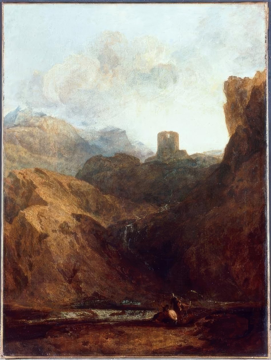 Dolbadarns slott av Joseph Mallord William Turner