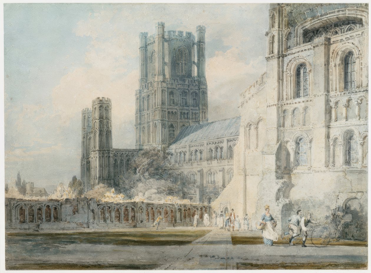 Katedralen i Ely från sydost av Joseph Mallord William Turner