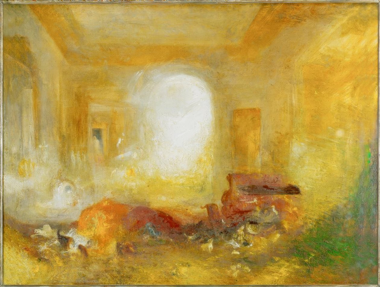 Interiör på Petworth av Joseph Mallord William Turner