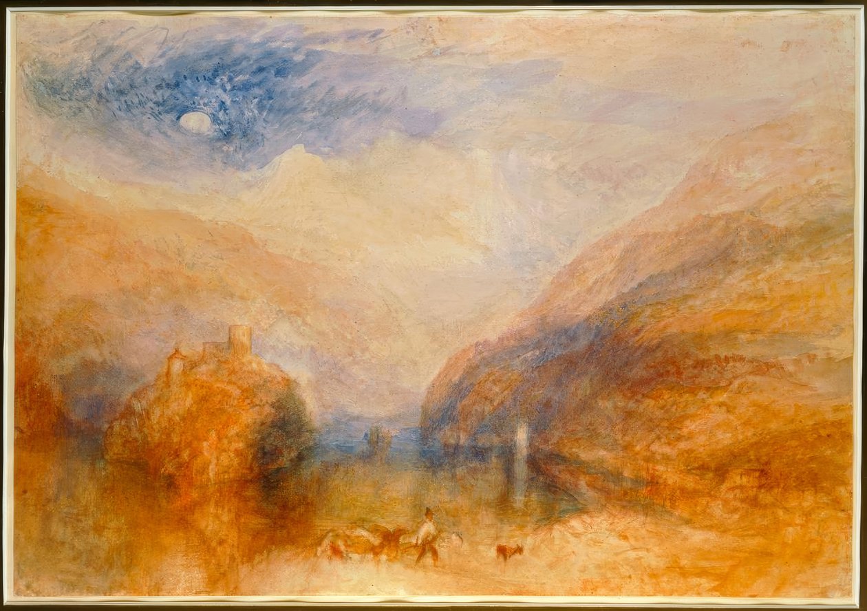 Brienzsjön av Joseph Mallord William Turner