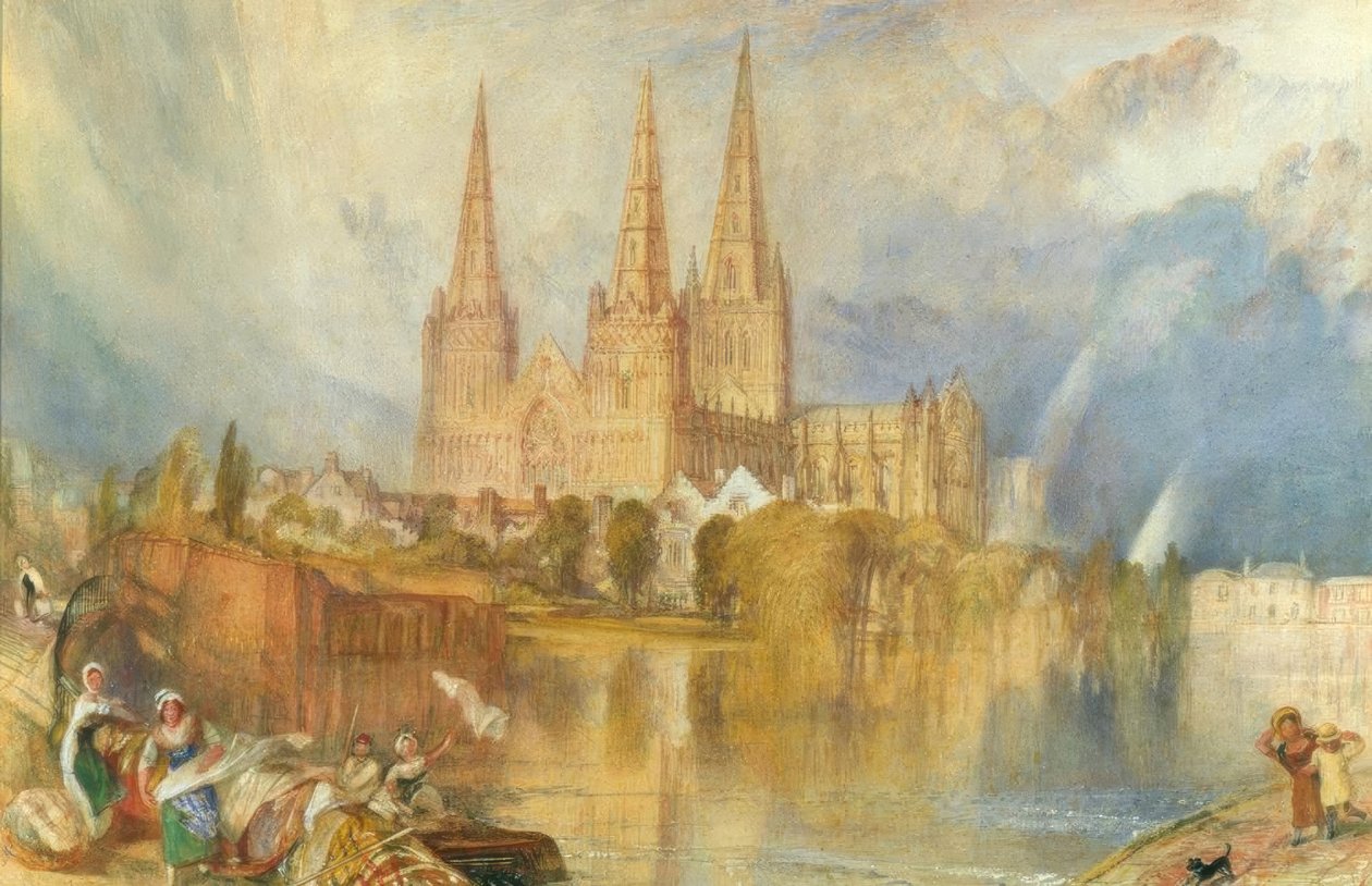 Lichfield, Staffordshire av Joseph Mallord William Turner