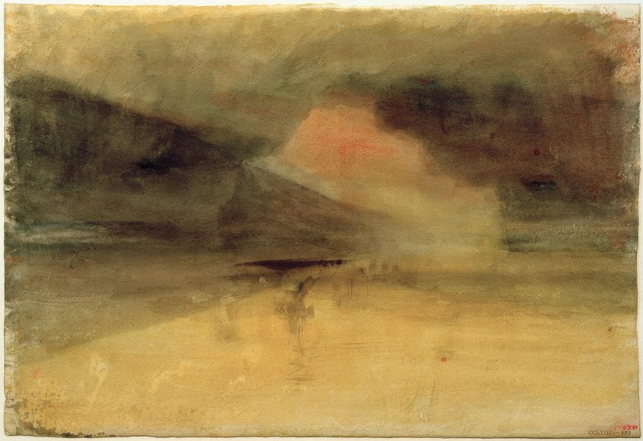 Mont Saint Michel av Joseph Mallord William Turner