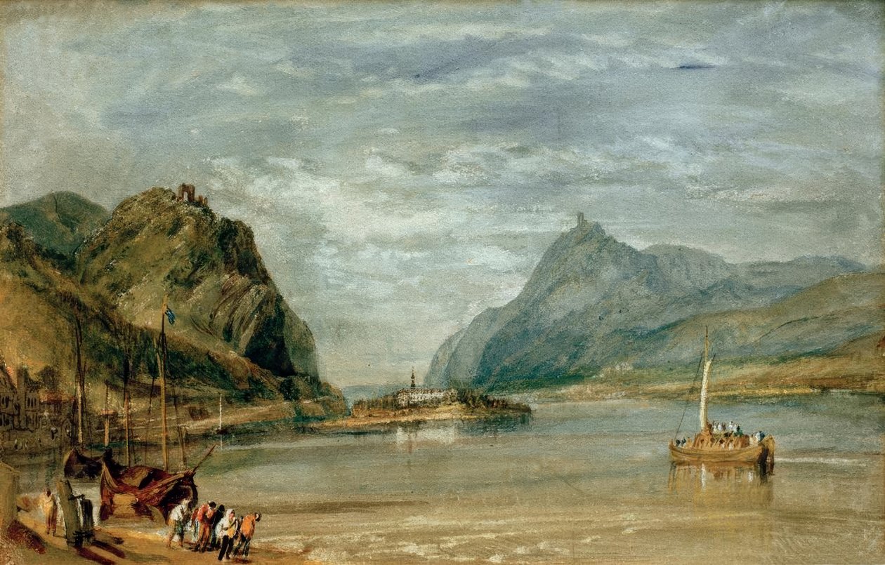 Rolandseck, Nonnenwerth och Drachenfels av Joseph Mallord William Turner