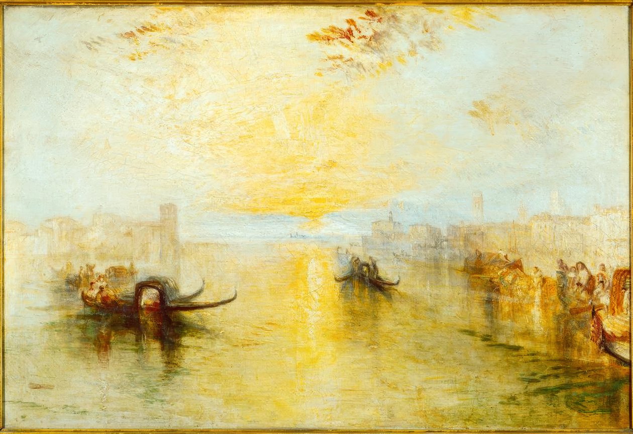 St. Benedetto, tittar mot Fusina av Joseph Mallord William Turner