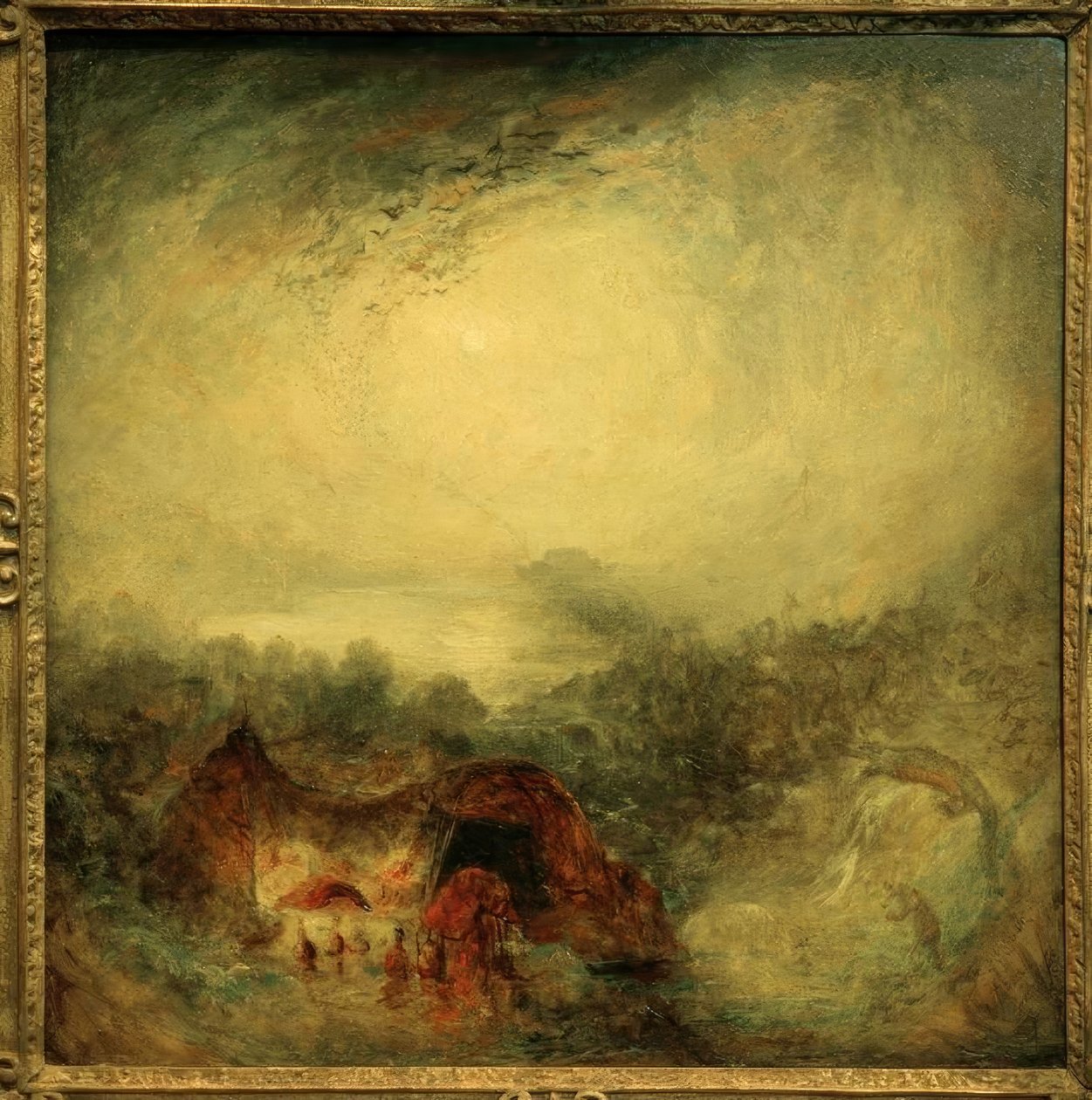 Syndflodens kväll av Joseph Mallord William Turner
