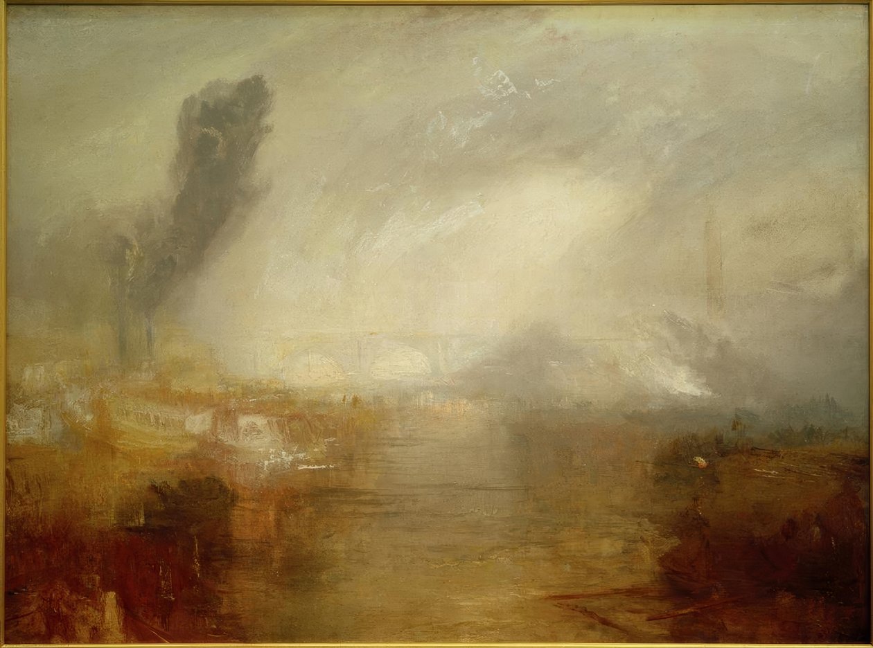 Themsen ovanför Waterloo Bridge av Joseph Mallord William Turner