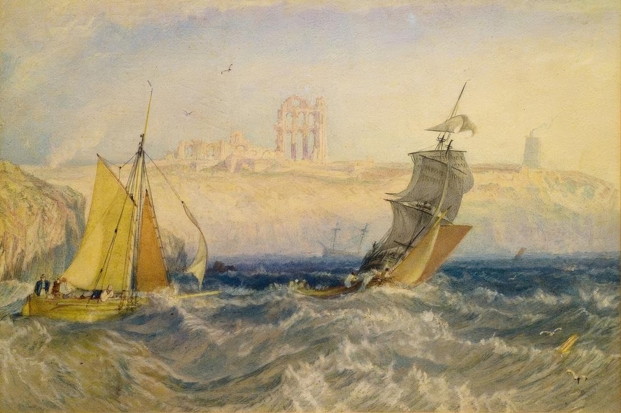 Tynemouth Priory av Joseph Mallord William Turner