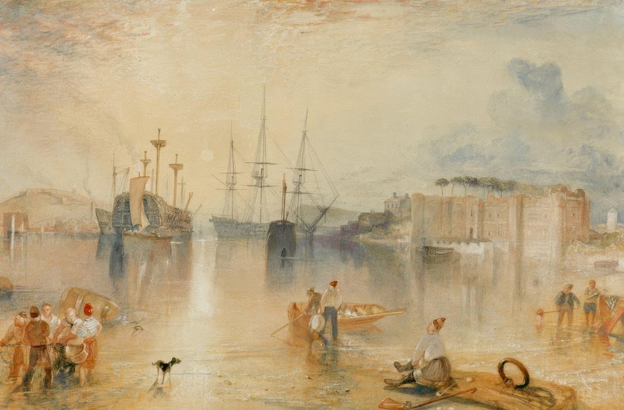 Upnor Castle av Joseph Mallord William Turner
