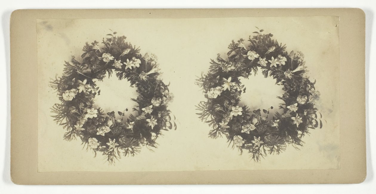 Utan titel [krans], mitten av 1800-talet. av William W. Culver