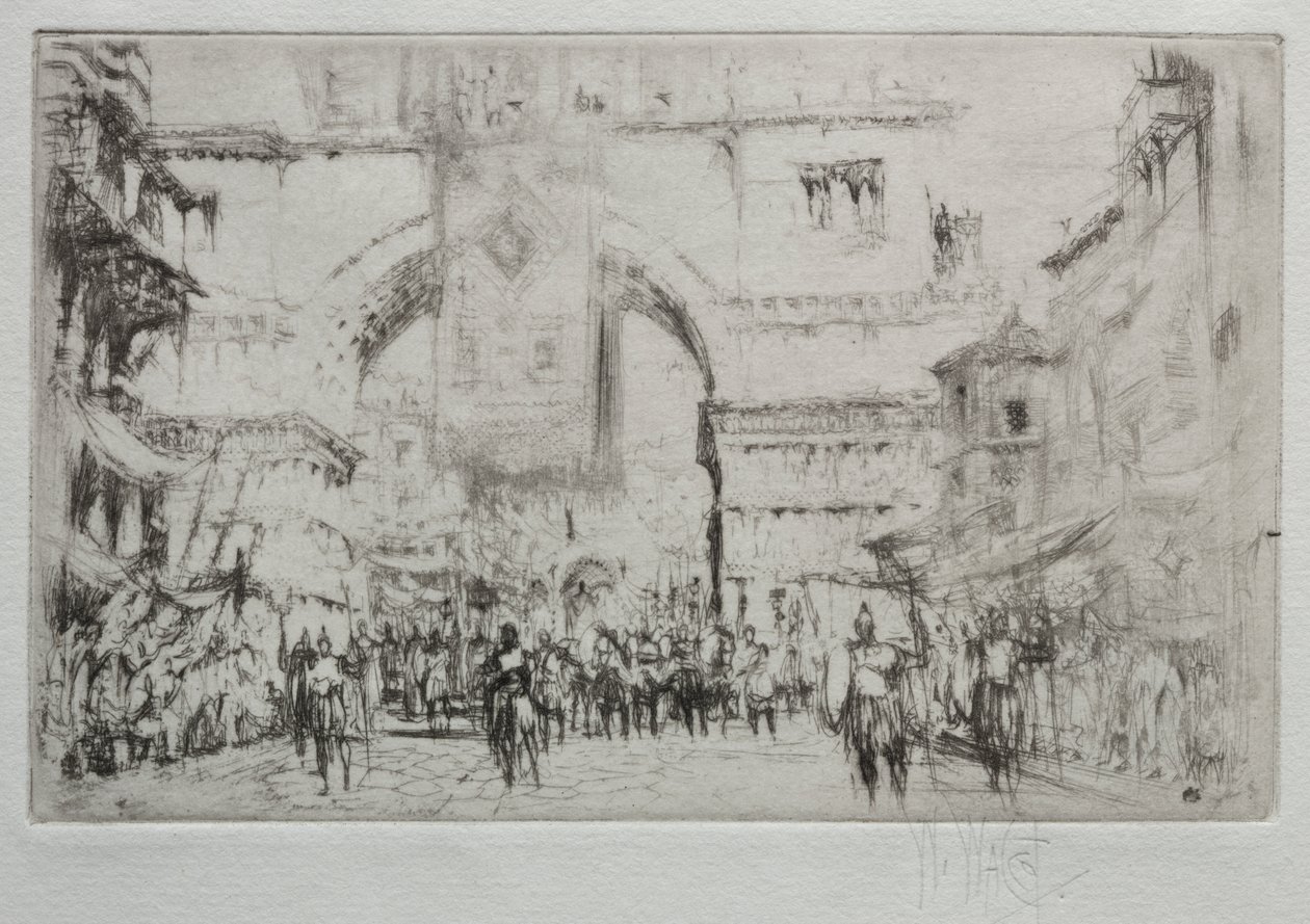 Hadrianus kommer in i Salonica av William Walcot