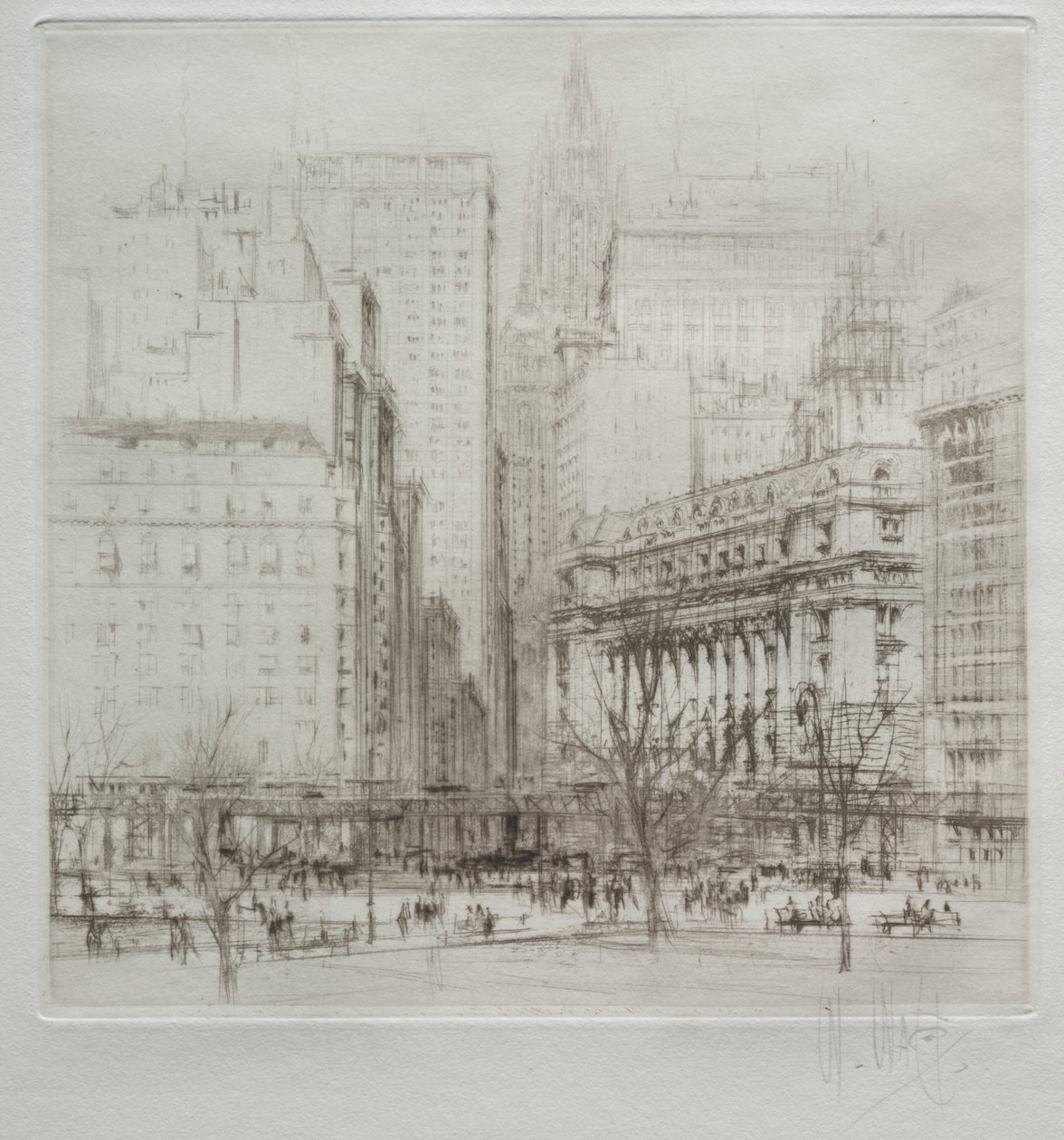 New York City: Battery Place av William Walcot