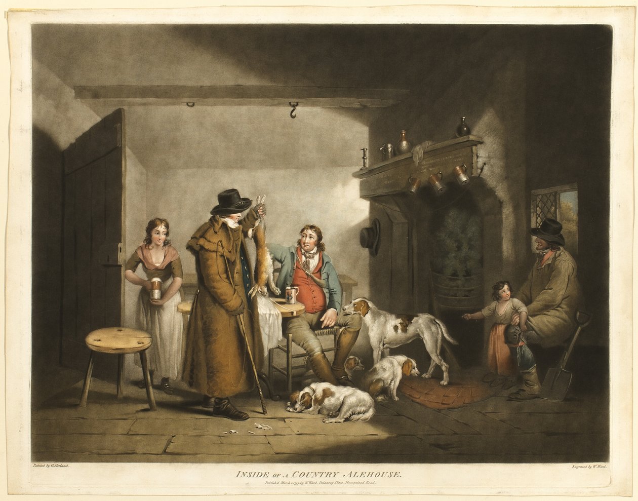 Inuti en Country Alehouse av William Ward