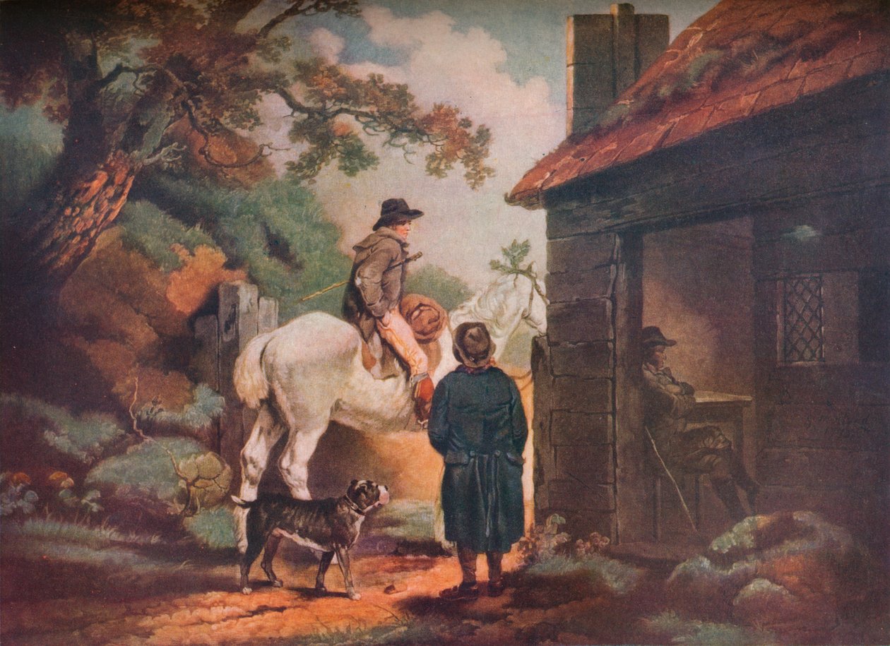 Turnpike Gate, c1805 av William Ward
