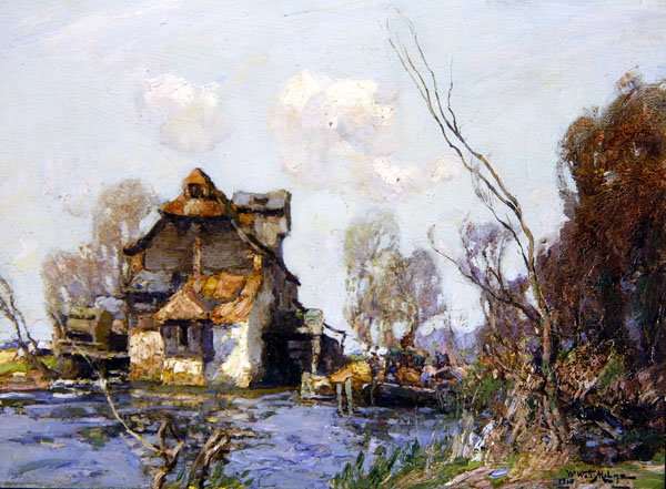 Gamla kvarnen på Ouse av William Watt Milne