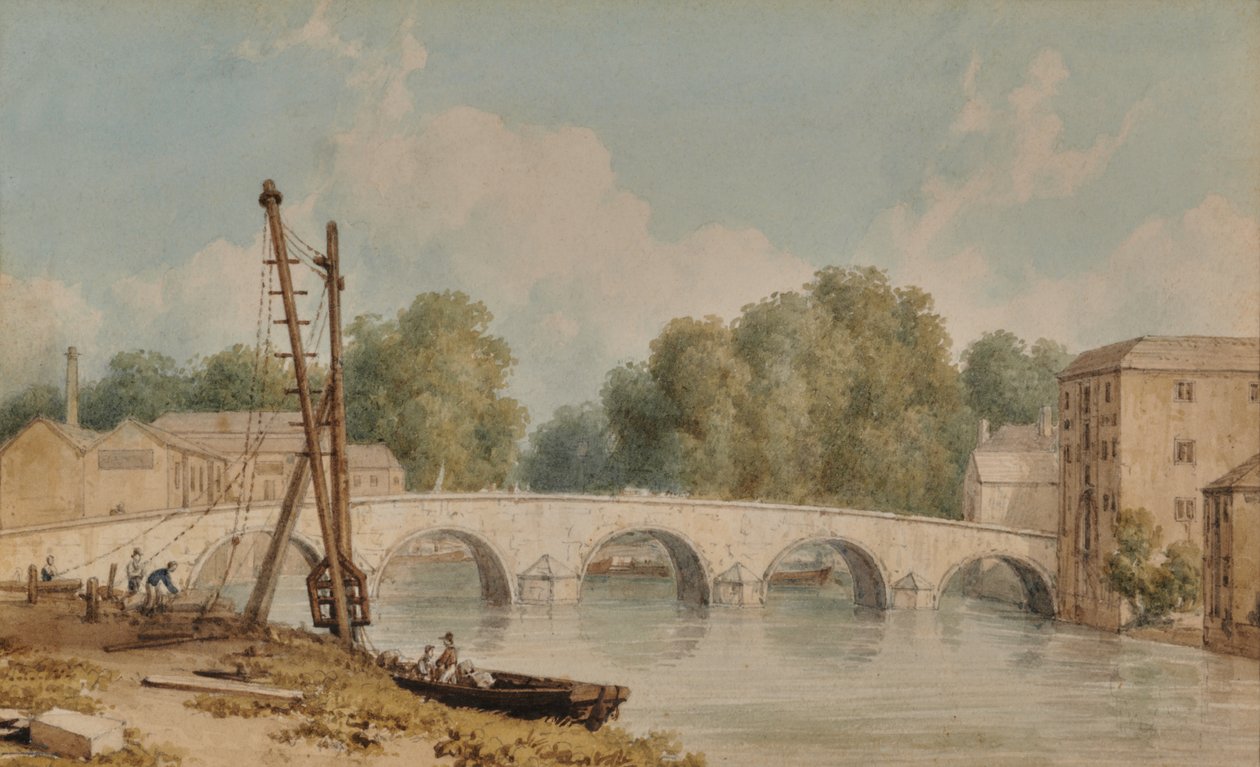 Maidstone Bridge av William Westall