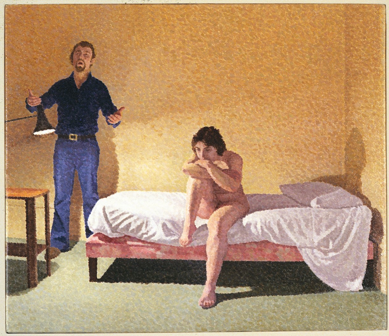 Två figurer, mannen som sjunger av William Wilkins