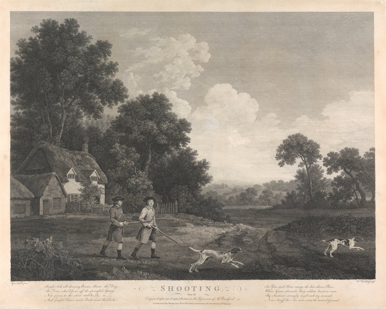Skytte, tavla II av William Woollett