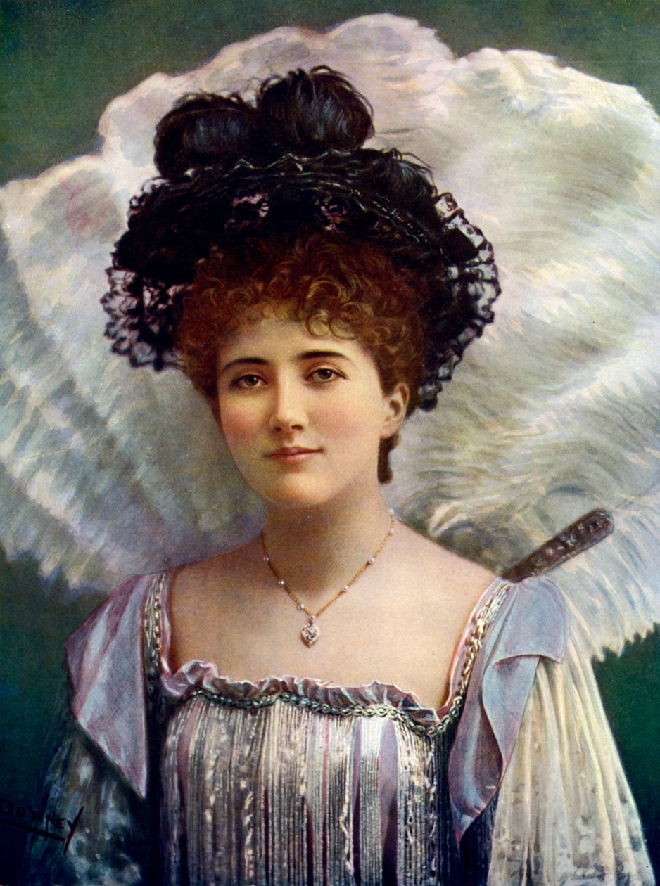 Ethel Matthews, skådespelerska, 1899-1900. av William and Daniel Downey