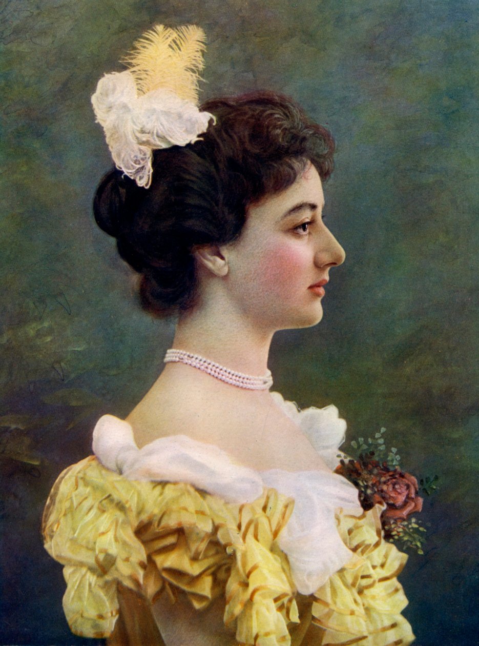 Maud Hoffman, skådespelerska, 1899-1900. av William and Daniel Downey